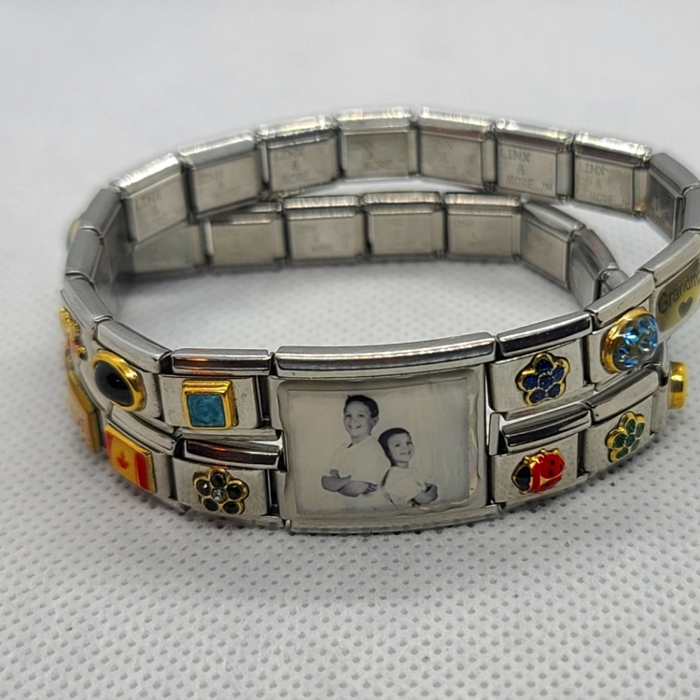 Vintage Double Charm Bracelet
